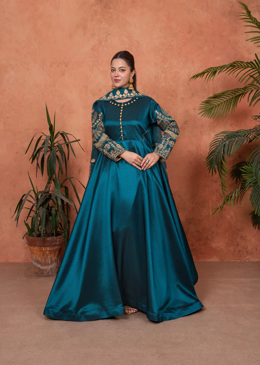 ZURI TEAL Maxi 3PCS