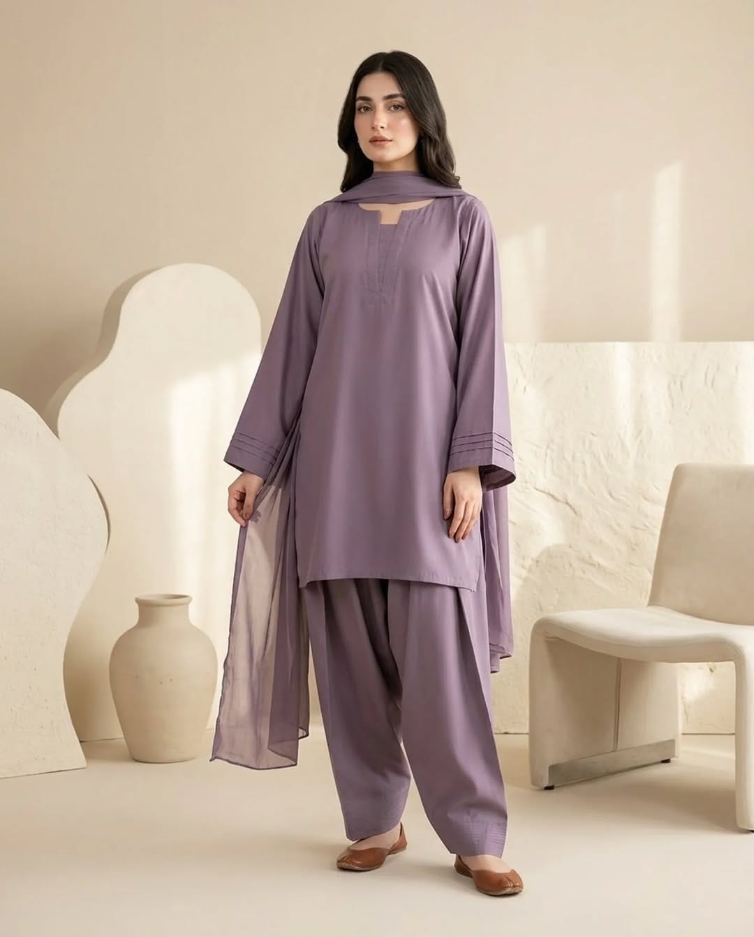 Lilac orchid 3pcs - Image 5