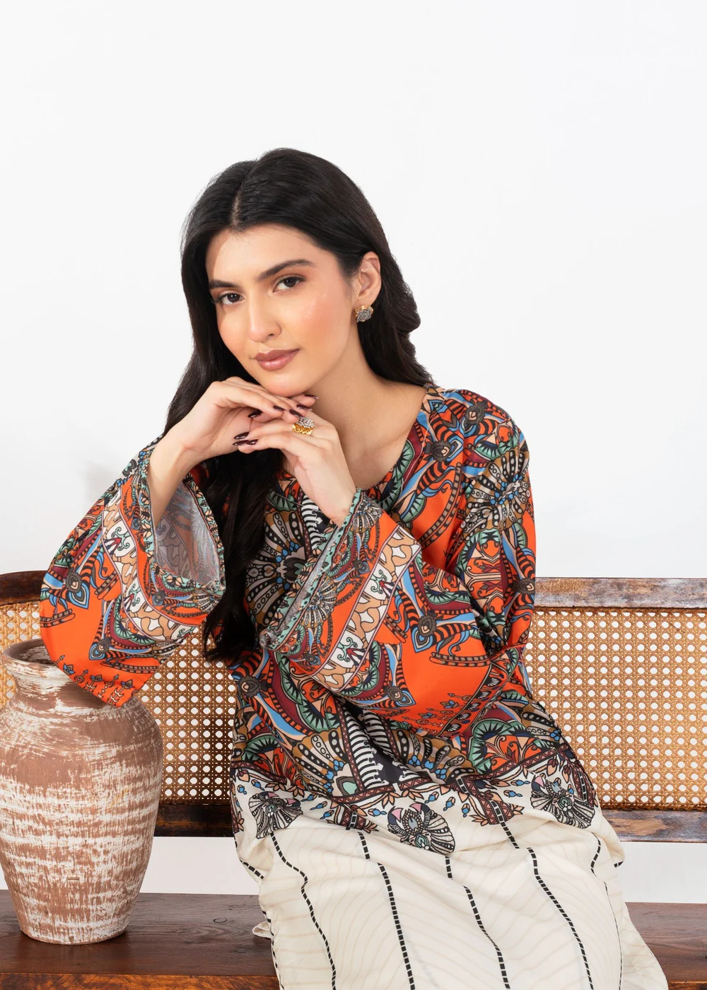 ORANGE BLOOM 2PCS - Image 7