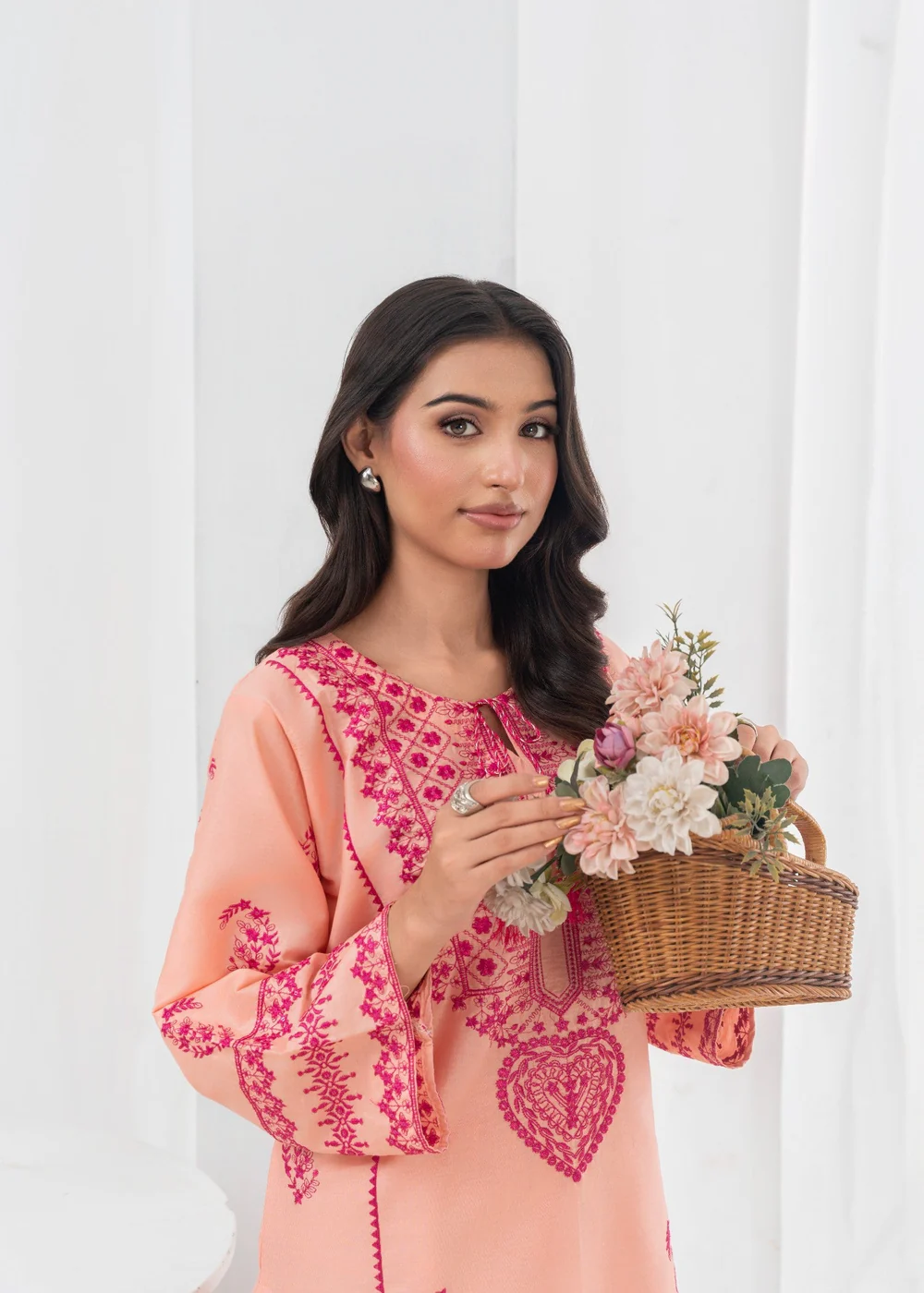 JUGNU PEACH 2PCS (SHALWAR) - Image 4