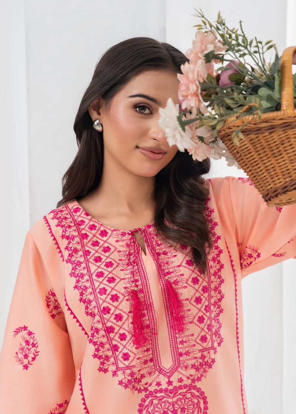 JUGNU PEACH 2PCS (SHALWAR) - Image 5