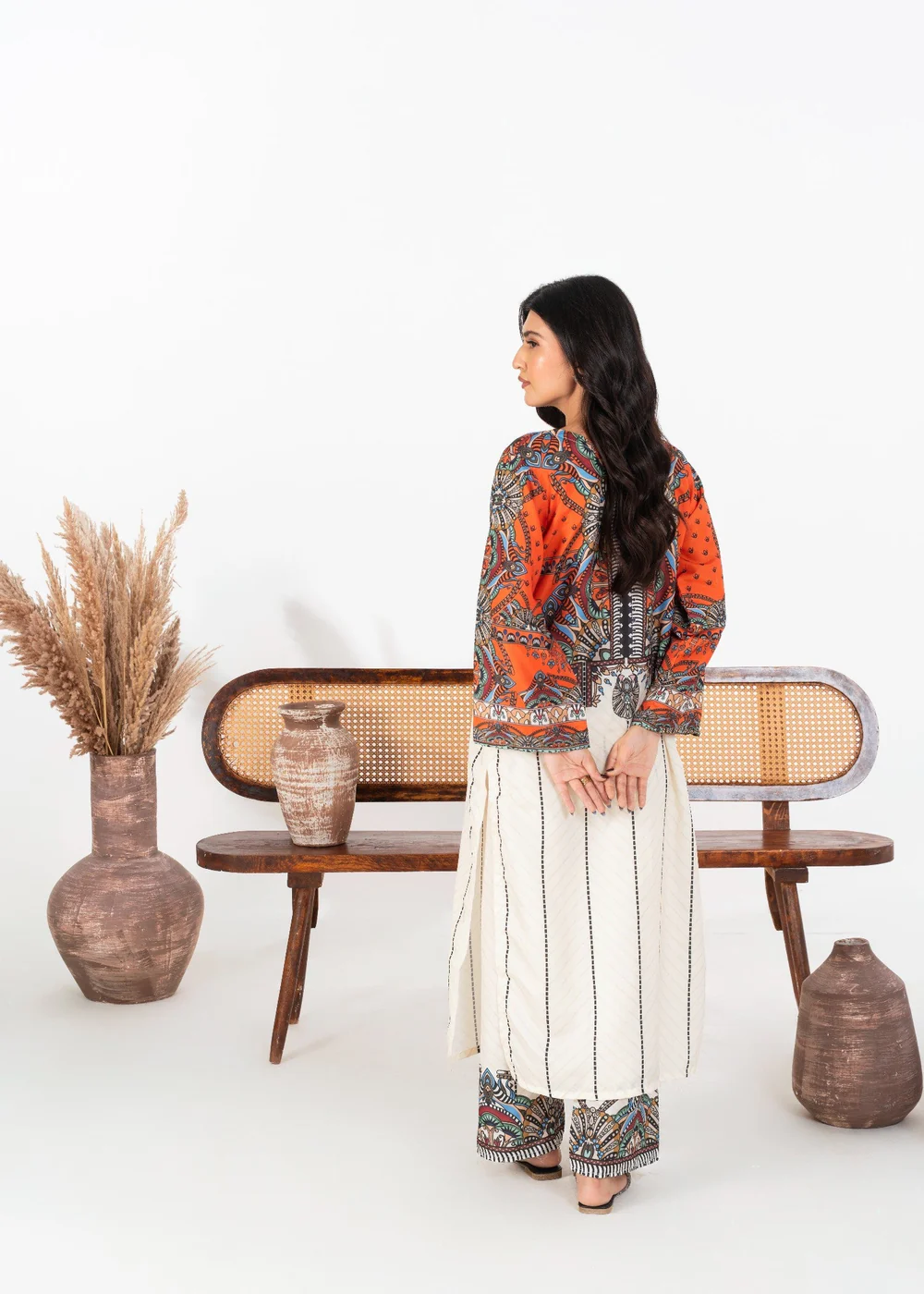 ORANGE BLOOM 2PCS - Image 2